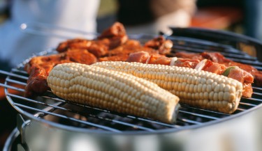 Corn-and-Chicken-on-a-Grill